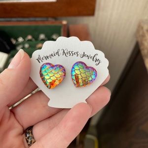 Mermaid studs